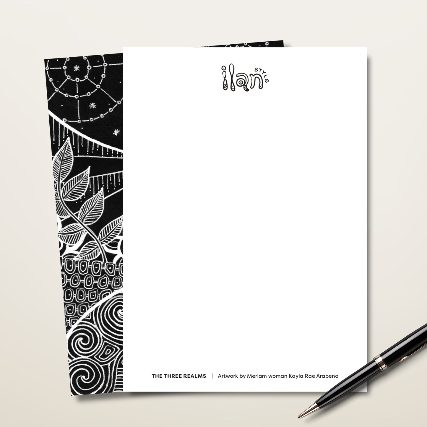 Ilan Style Art Series Greeting Card With Personalised Message