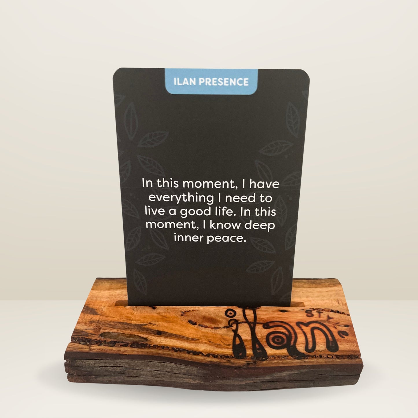 Ilan Style Upcycled Affirmation Card Holder