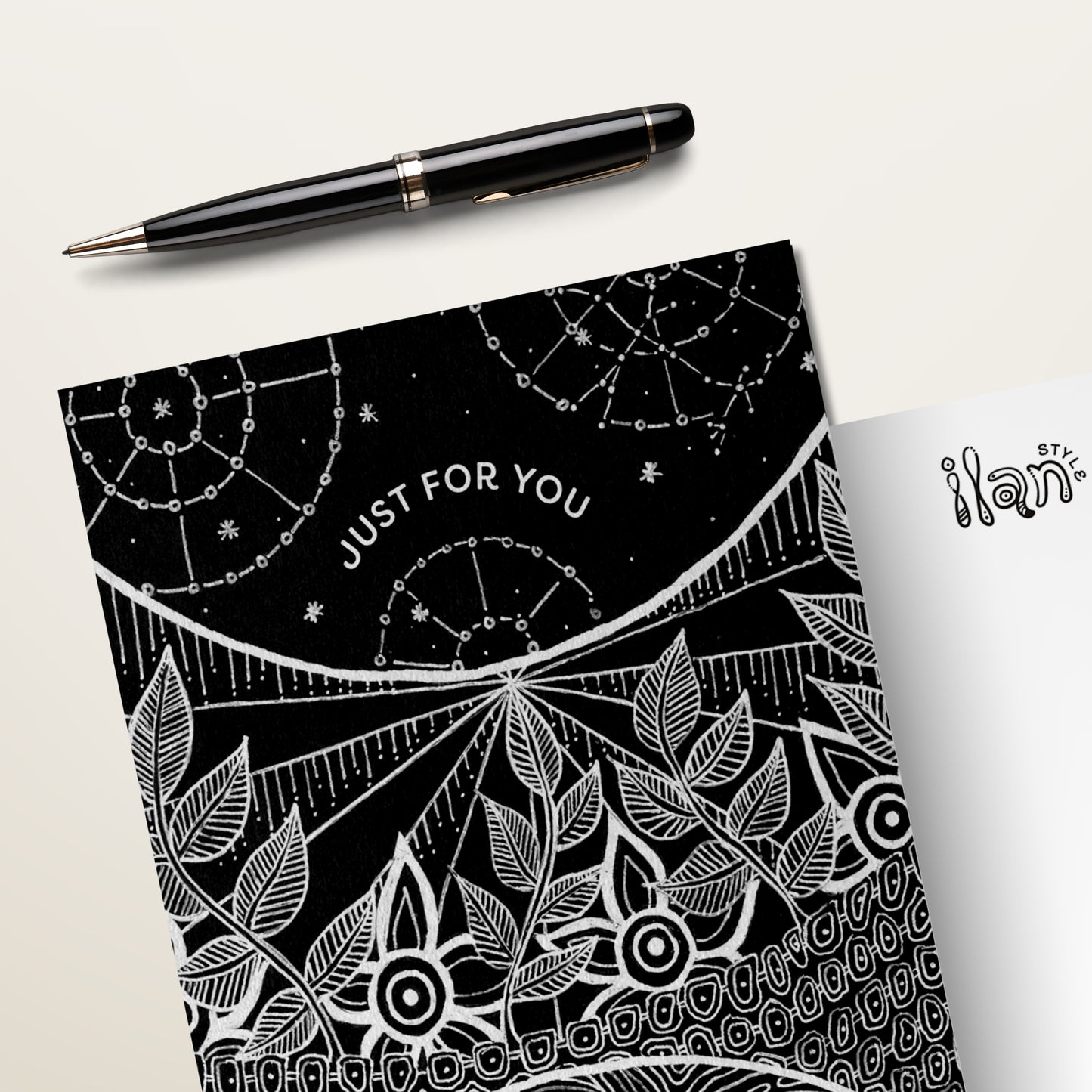 Ilan Style Art Series Greeting Card With Personalised Message