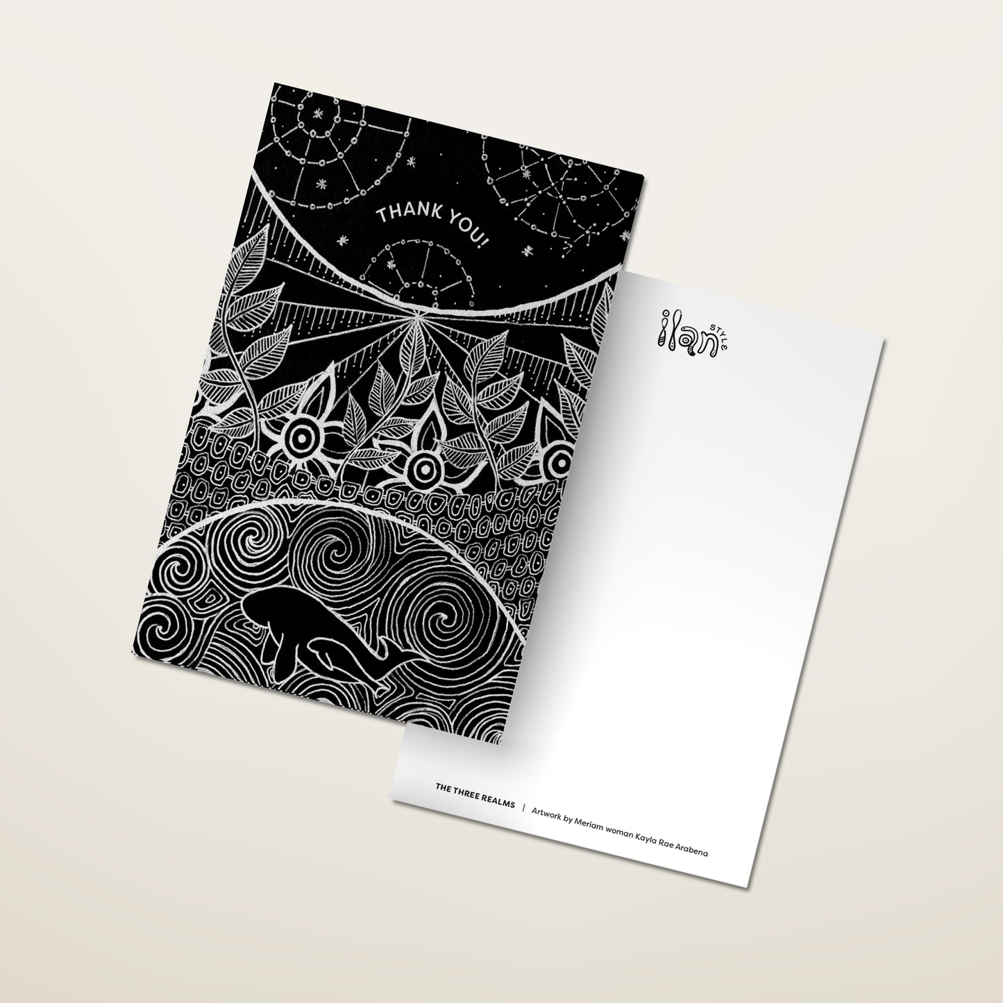 Ilan Style Art Series Greeting Card With Personalised Message