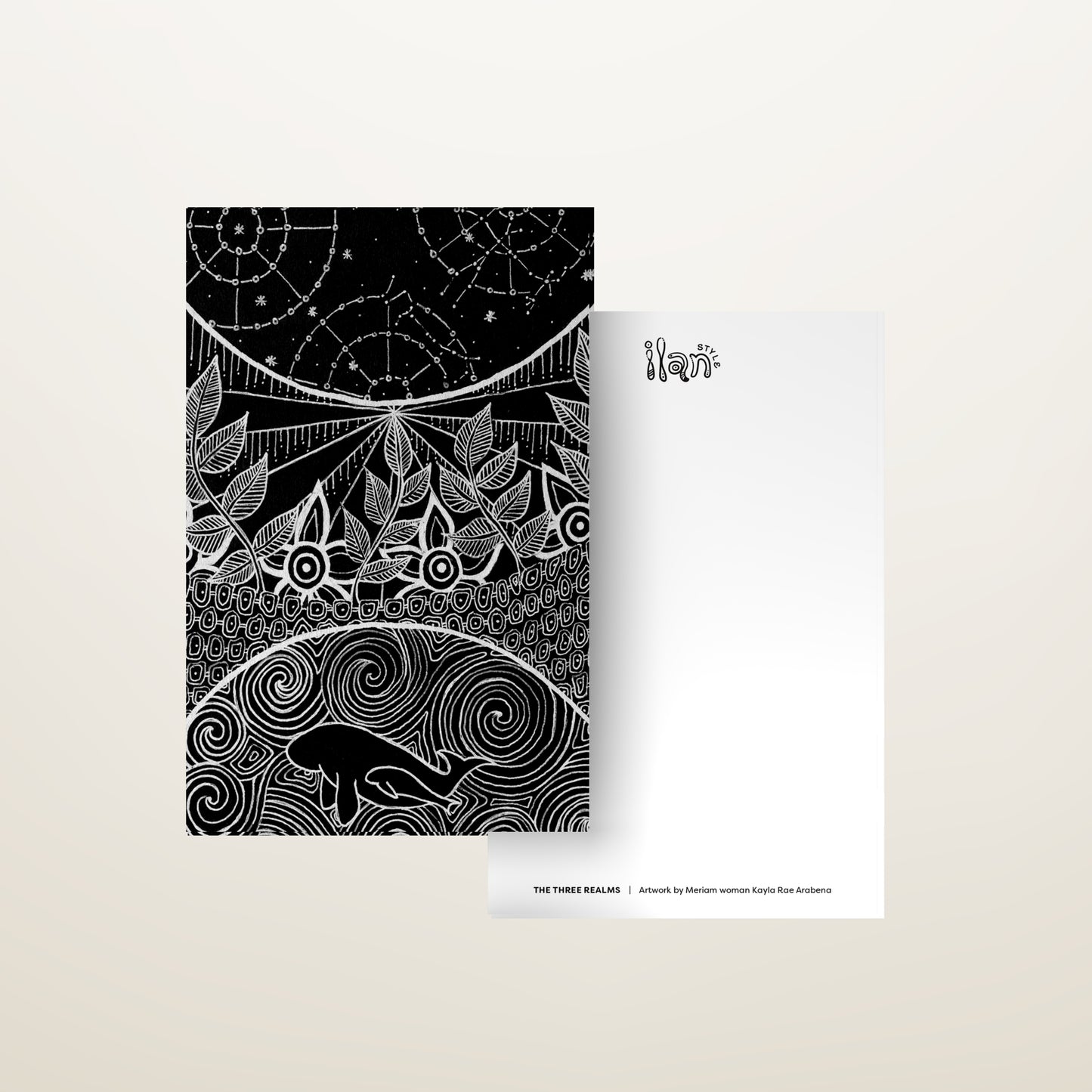 Ilan Style Art Series Greeting Card With Personalised Message