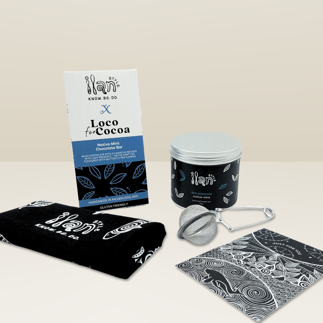 Indulgence Gift Box (Loose Leaf 40g): Native Mint