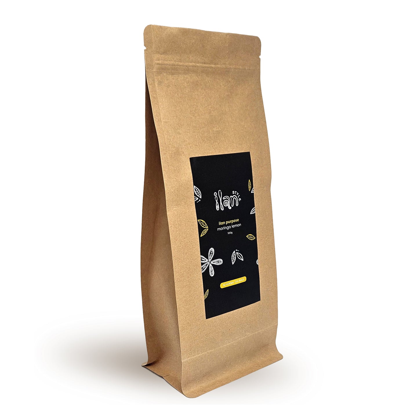 Refill: Ilan Purpose - Moringa Lemon, 50 herbal tea bags
