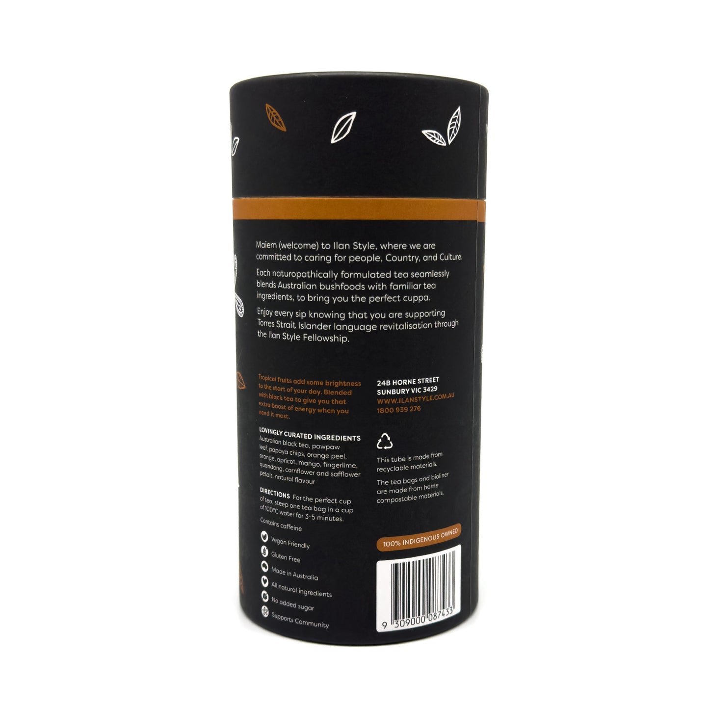 Ilan Gratitude - Tropical Breakfast, 25 black tea bags