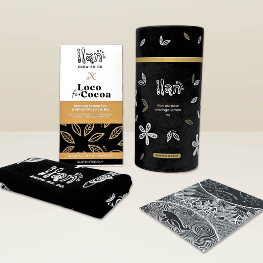 Indulgence Gift Box (Tea Bags 50g): Moringa Lemon
