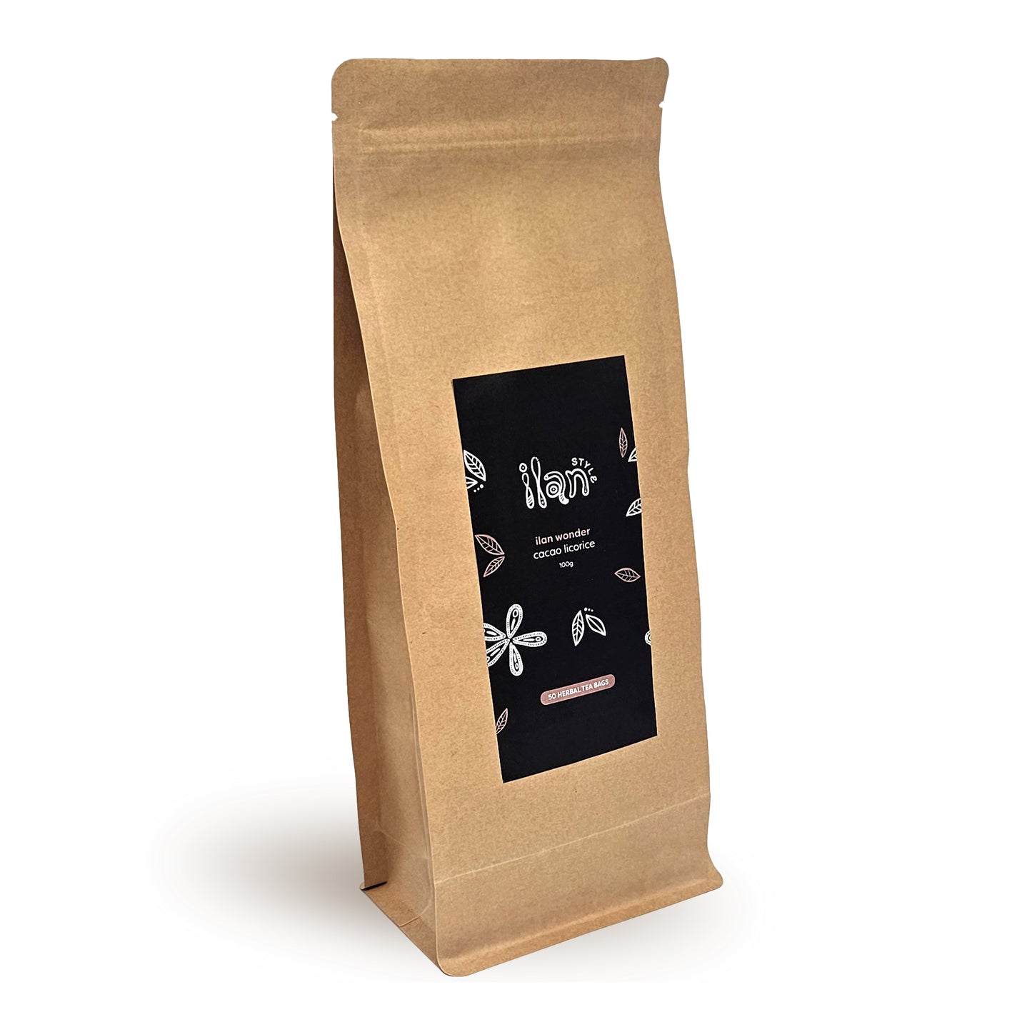 Refill: Ilan Wonder - Cacao Licorice, 50 herbal tea bags