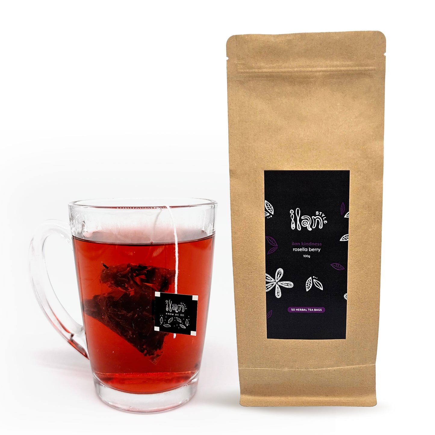 Refill: Ilan Kindness - Rosella Berry, 50 herbal tea bags