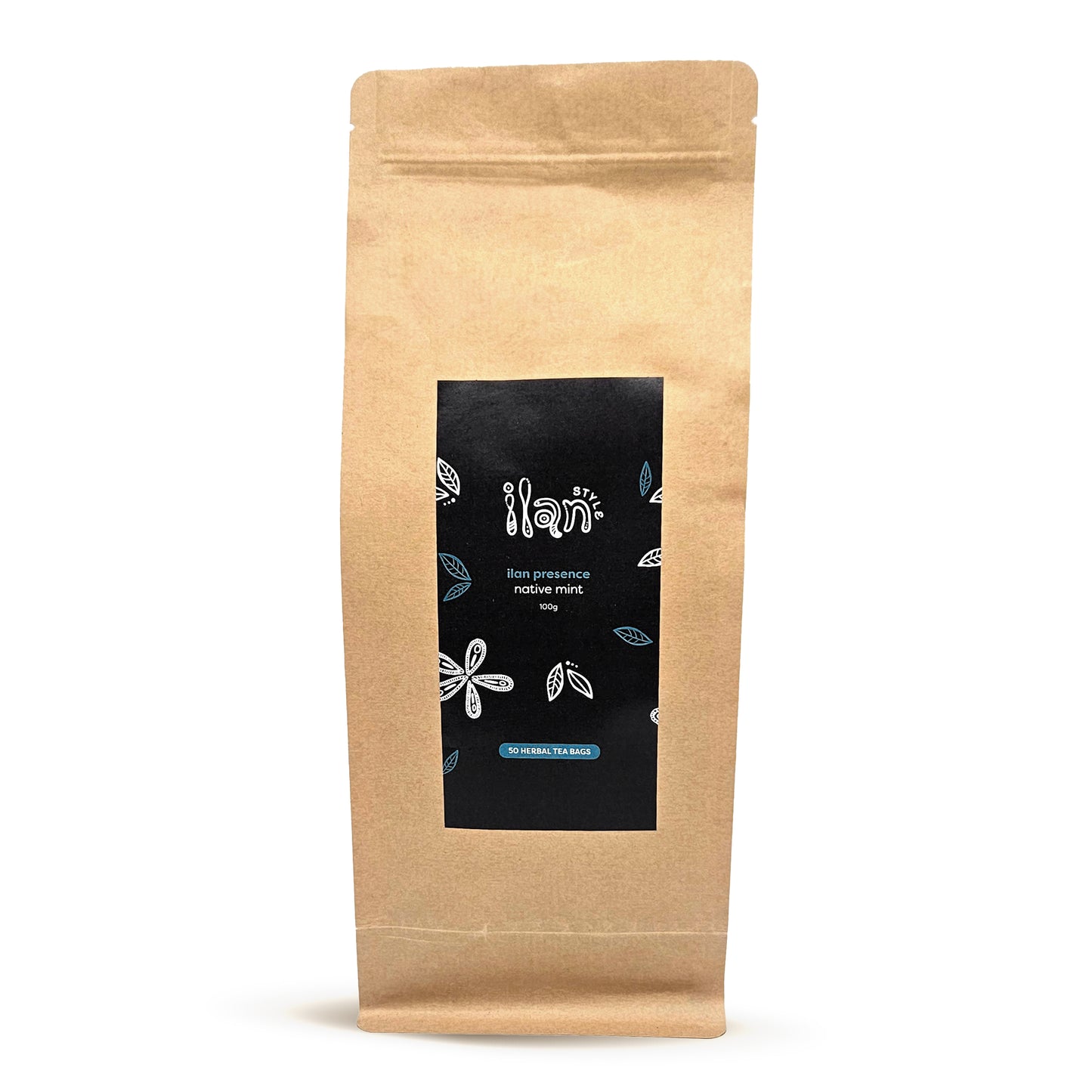 Refill: Ilan Presence - Native Mint, 50 herbal tea bags