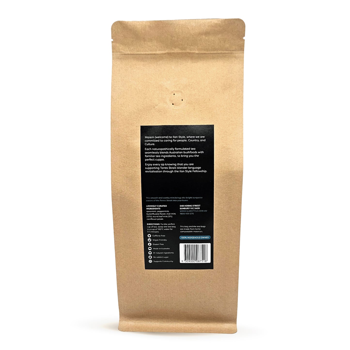 Refill: Ilan Presence - Native Mint, 50 herbal tea bags