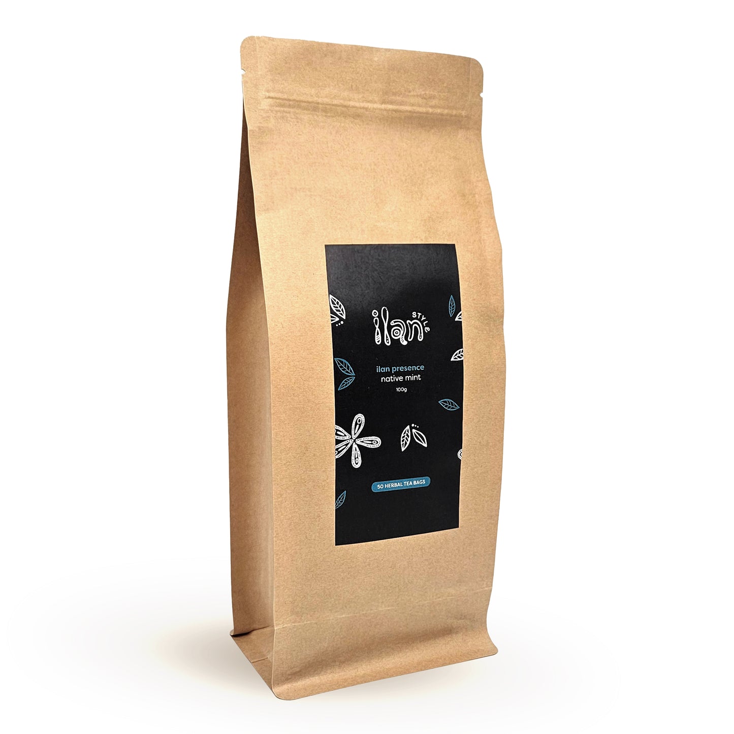 Refill: Ilan Presence - Native Mint, 50 herbal tea bags