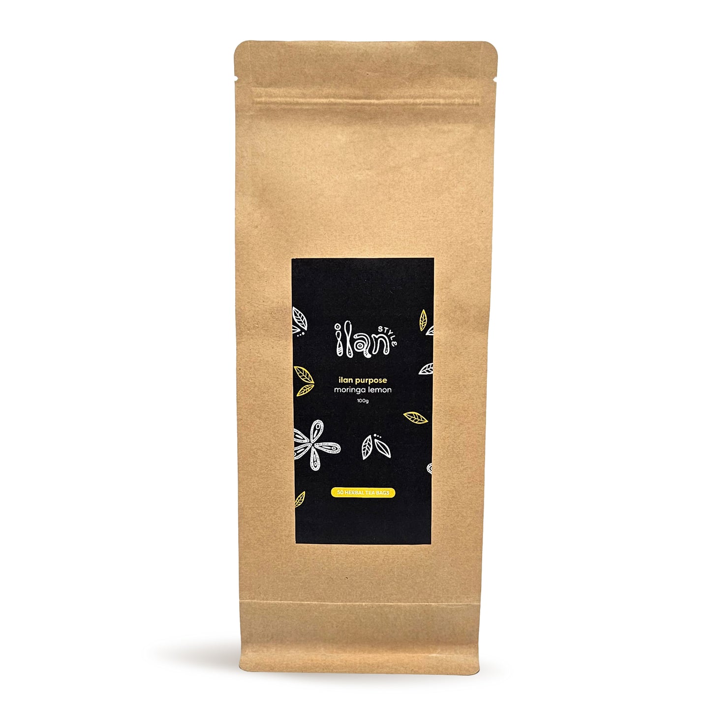 Refill: Ilan Purpose - Moringa Lemon, 50 herbal tea bags