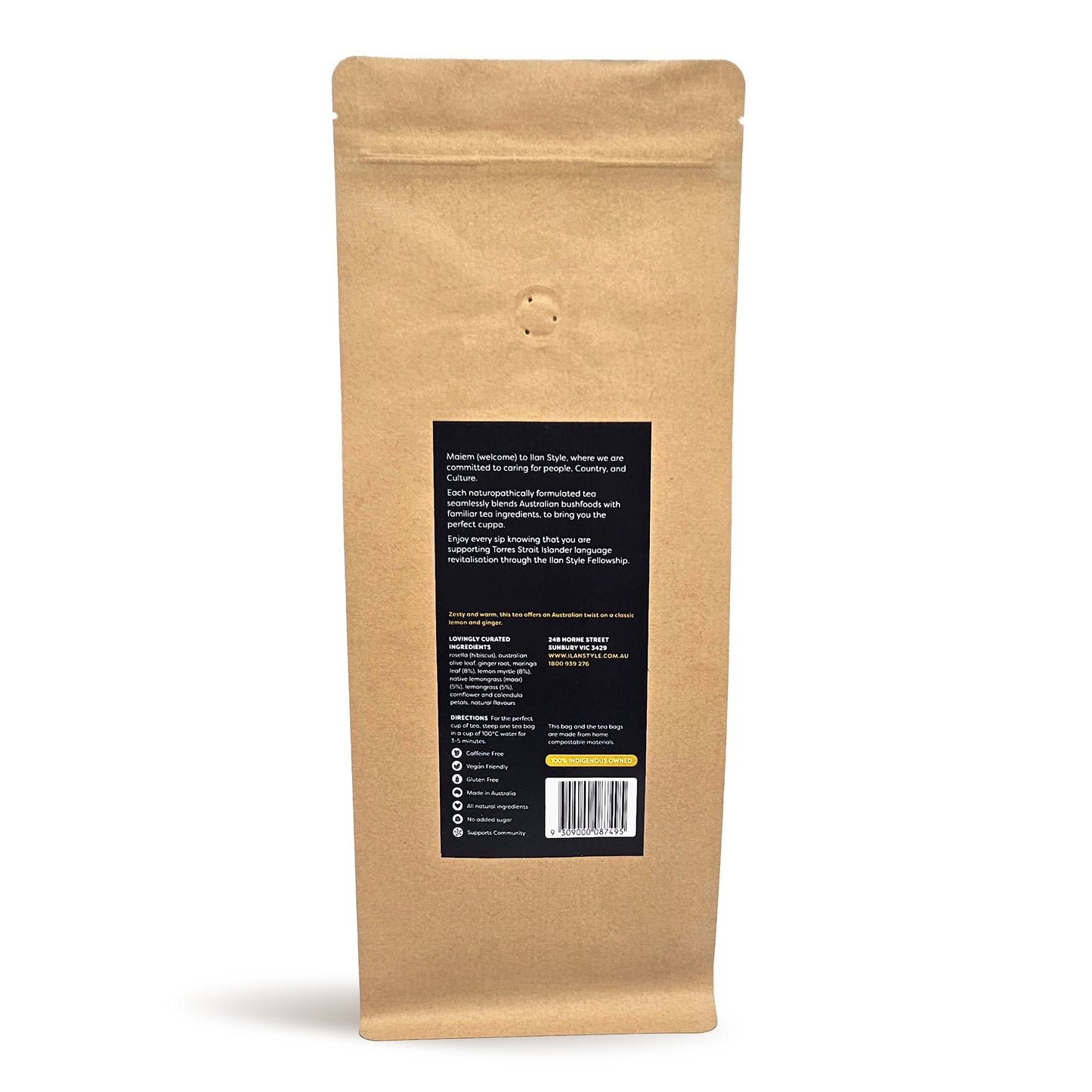 Refill: Ilan Purpose - Moringa Lemon, 50 herbal tea bags