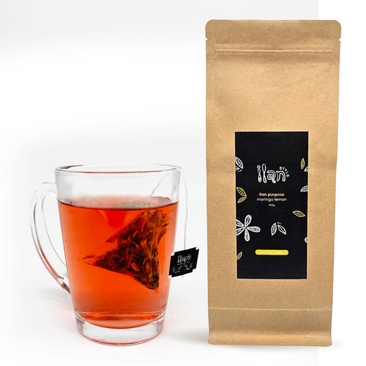 Refill: Ilan Purpose - Moringa Lemon, 50 herbal tea bags